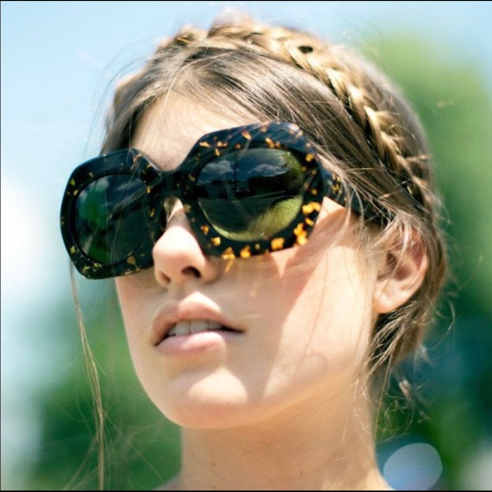 Steven Alan Montague Tortoise Sunglasses with Italian acetate handmade frame NEW